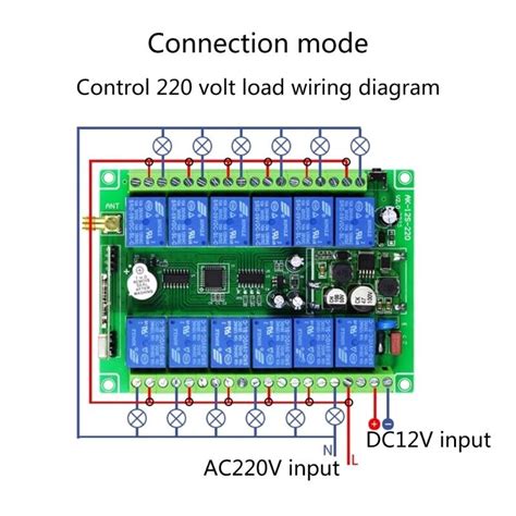 Dc V V Ch Universal Wireless Remote Control Switches Relays