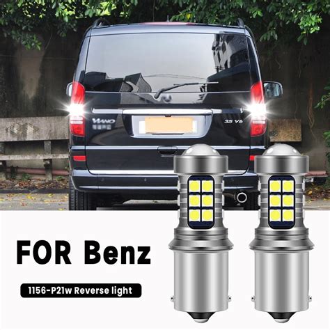 2x LED Backup Light Reverse Lamp Canbus Accessories For Mercedes Benz