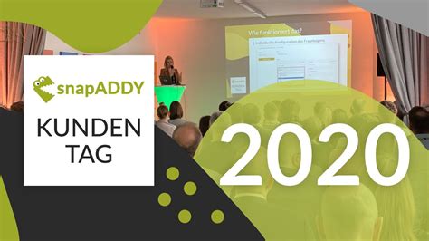 Snapaddy Kundentag 2020 Offizielles Video Youtube