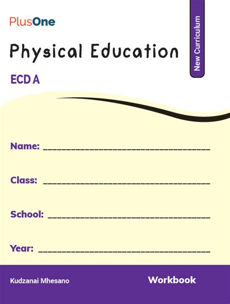 PlusOne ECDA Physical Education PE Workbook New Curriculum