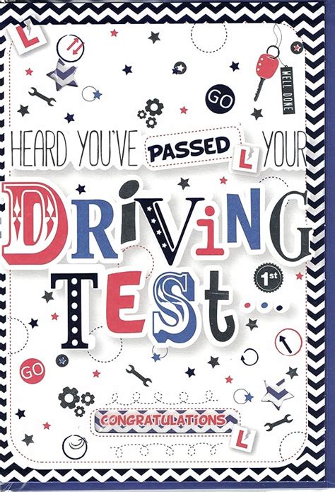 Heard You Ve Passed Your Driving Test Congratulations Card For Boy