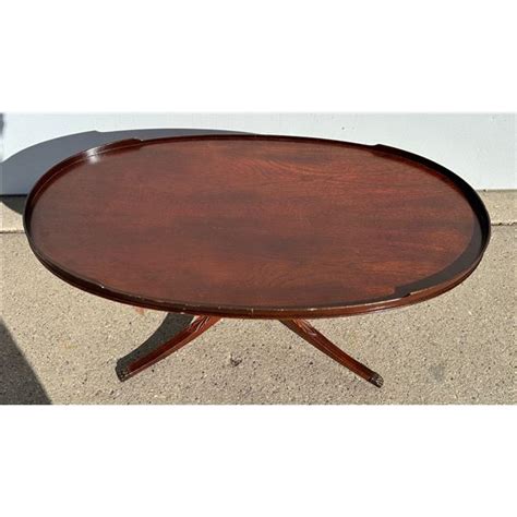 DUNCAN PHYFE STYLE COFFEE TABLE - Cornerbids