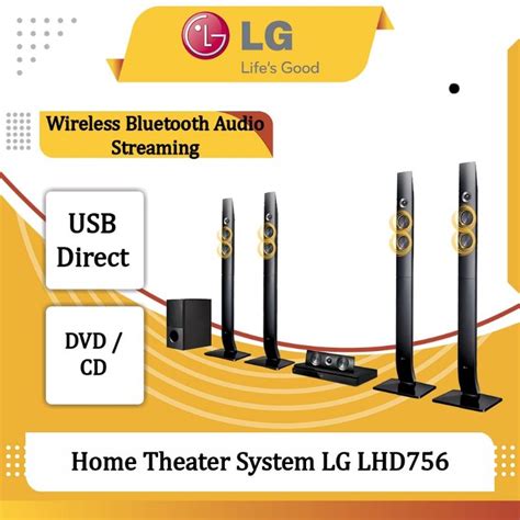 Jual Home Theater LG LHD 756 LHD756 5 1Ch 1200 Watt Shopee Indonesia