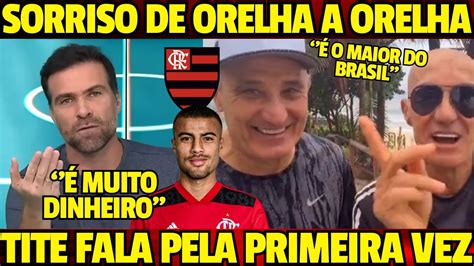 Urgente Tite No Rio Falou Pela Primeira Vez Como T Cnico Do Flamengo