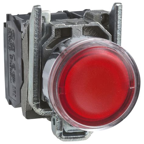 Schneider Xb Bw B No Nc Illum Red Spring Return Industrial Switch