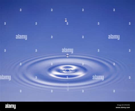 Water Drippling Ripple Drip Stock Photo Alamy