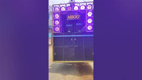 Dj Nikki Sound Chek Hard Bass 🔥🔥🎶 Youtube