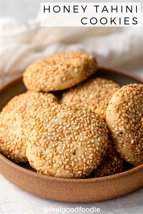 Sesame Tahini Cookies {gluten Free Dairy Free} Feelgoodfoodie Recipe In 2020 Tahini