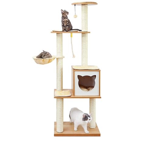 Buy Pawz Road Cat Tree Cat Tower For Indoor Cats Inches Modern