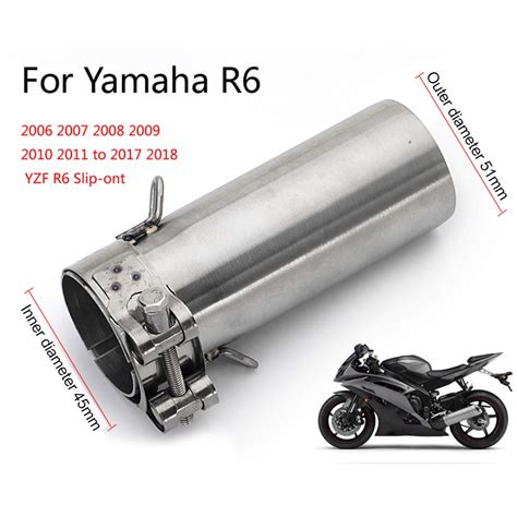 Yamaha R6 Exhaust Pipes