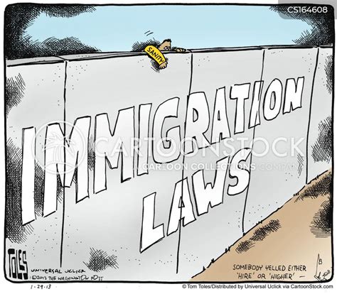 Immigration Cartoons and Comics - funny pictures from CartoonStock