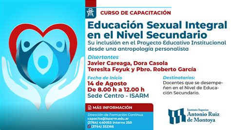 “la Educación Sexual Integral En El Nivel Secundario” Inscripciones