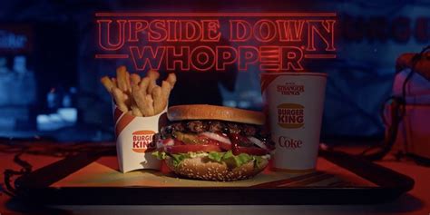 Burger King To Introduce Upside Down Whoppers To Celebrate Stranger Things