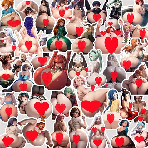 Amazon Hentaii Stickers Having Sex 48pcs Hentai Sexy Anime Stickers Featuring Naked Girl
