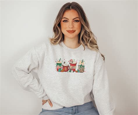 Christmas Coffee Sweatshirt Coffee Sweatshirt Coffee Lover Shirt