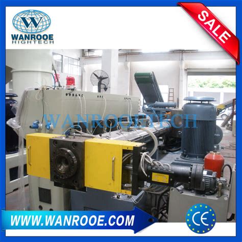 Pet Flakes Extrusion Machine Plastic Recycling Pelletizing Line