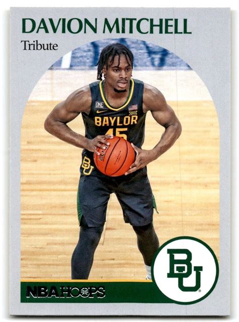 Panini Chronicles Draft Picks Davion Mitchell Rc Baylor Bears