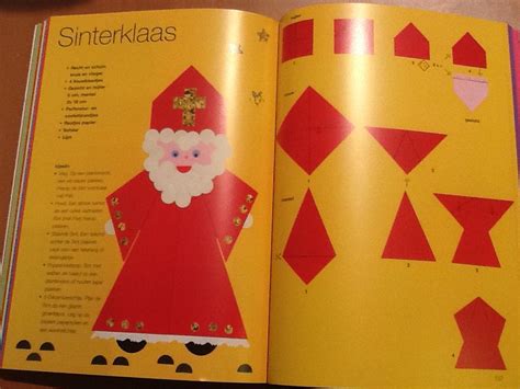 Sinterklaas Vouwen Thea Van Mierlo Knutselen Sinterklaas