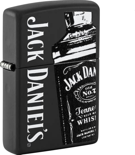 Zippo Schwarz Color Jack Daniels Bottle Zippo Lighters