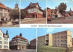 Postkarte Carte Postale Vacha Geisa Markt Kinderkrippe Rathaus