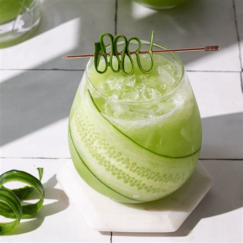 Cucumber Ginger Lime Mocktail - Bessie Bakes