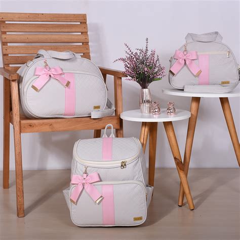 Descobrir 61 Imagem Bolsa Maternidade Rosa Bebe Br Thptnganamst Edu Vn