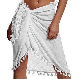 Tbscwyf Hawaiano Sarong Pareo Avvolgere La Spiaggia Donna Casuale Bikini Coprire Molto Forte