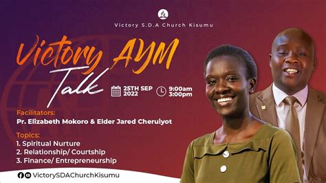 Youth Talk Pr Elizabeth Mokoro Victory Sda Church Youtube