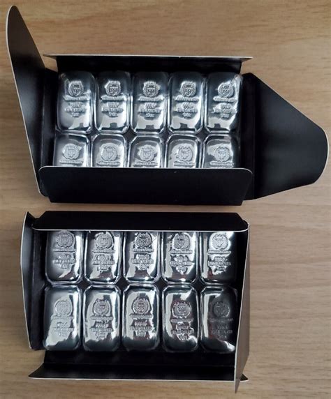 X Germania Mint Premium Silver Oz Bars In Mint Box Ebay