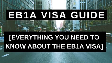 Eb1a Visa Guide Everything You Need To Know Ashoori Law