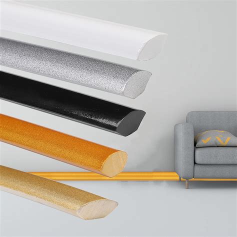 Buy Quadrant Trim5 Meters Flexible Pvc Molding Trim Self Adhesive Tile