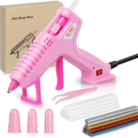 BEEWAY Hot Glue Gun With Carrying Case 20W Mini Melt Glue Gun With