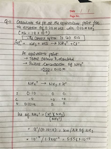 How To Calculate Ph Solution