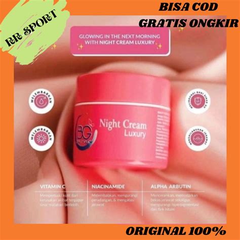 Jual Night Cream Luxury BG Skin Cream Malam BG Skin Whitening