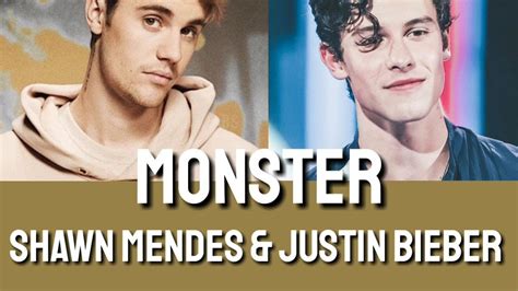 Monster Shawn Mendes Justin Bieber Lyrics Youtube Music