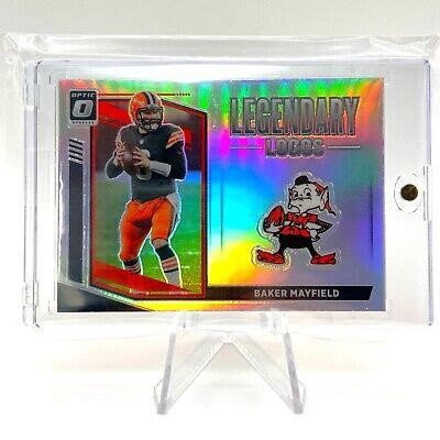 2021 Donruss Optic Legendary Logos Prizm Baker Mayfield LL 4 Cleveland