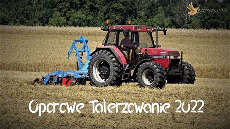 Prace Pożniwne Oporowe Talerzowanie 2022 Case 5140 Agro Lift AT30