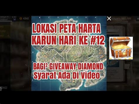 Lokasi Peta Harta Karun Hari Ke Free Fire Indonesia Youtube