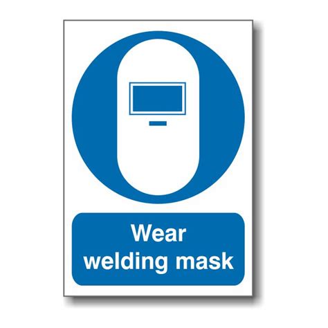 Wear Welding Mask Sign Prosol