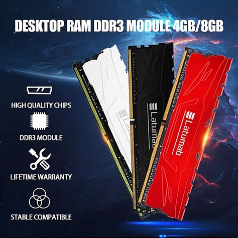 Latumab Memoria Ddr3 Ram 4gb 8gb 2133 2400mhz 1866mhz 1333 1600mhz