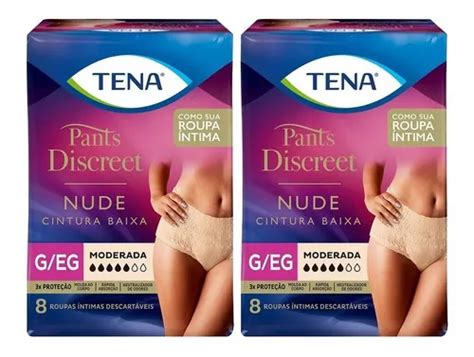 Fraldas para adultos descartáveis Tena Tena Pants Discreet Nude