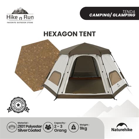 Jual Naturehike Tenda Camping Otomatis Cnh Zp Hexagon Auto Tent