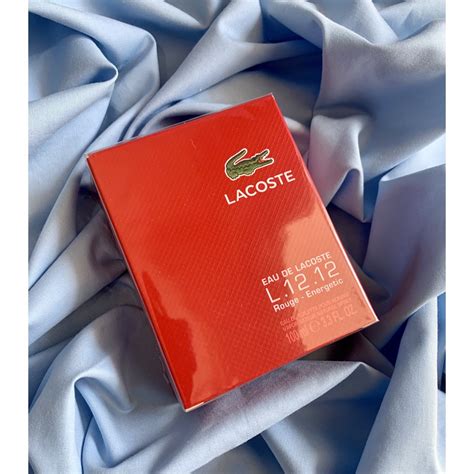 Eau De Lacoste Rouge Energetic Ml Edt Spray Perfume For Men Shopee