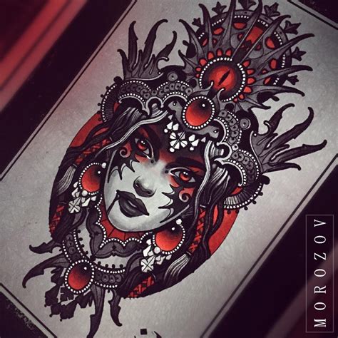 Amazing Neo Traditional Tattoo Flash Image Hd