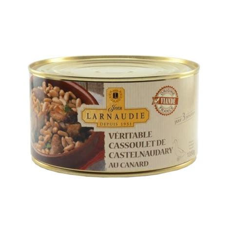 Cassoulet Au Canard Caqtelnaudary Jean Larnaudie La Boite De 1 350g à Prix Carrefour