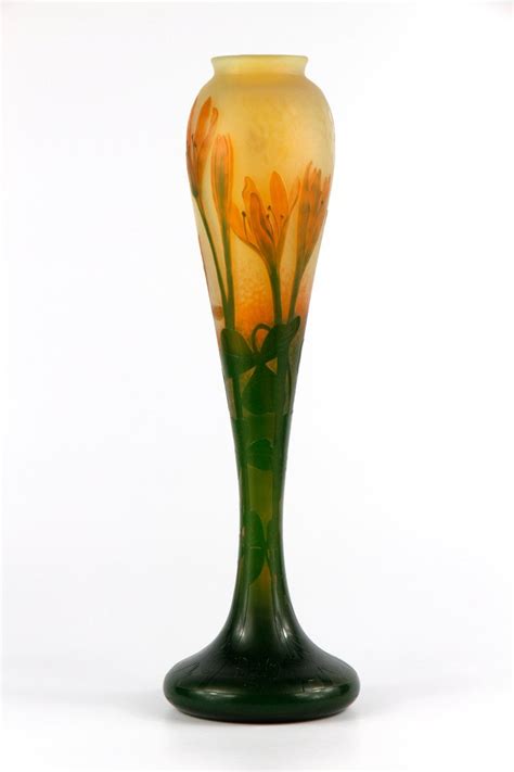 Proantic Daum Nancy Vase Crocus And Clover