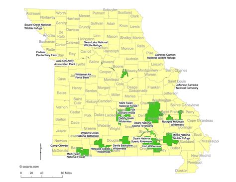 map of missouri counties and cities 7