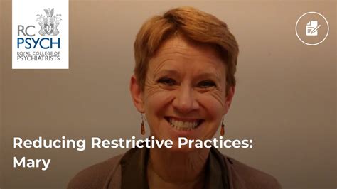 Reducing Restrictive Practices Mary Youtube