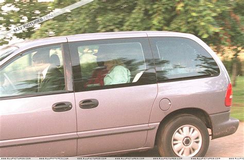 Michael Jackson With His Wife Debbie Rowe Visiting The Champ De