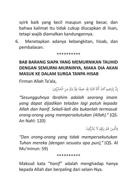 Mulakhosh Syarh Kitab Tauhid Pdf